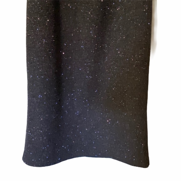 Eliza J Glitter Knit Off The Shoulder Dress Size 8 Party Sparkle New Yeara - Picture 4 of 14